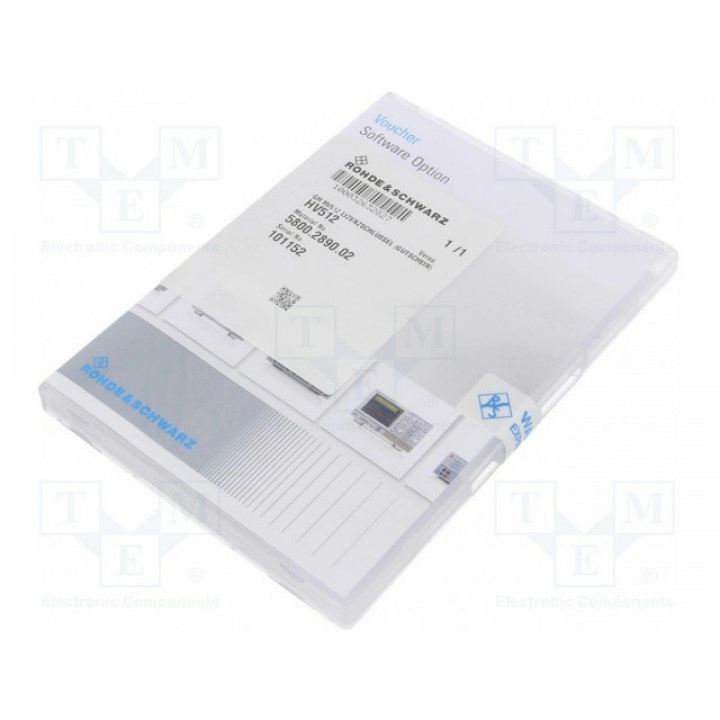 Программное обеспечение ROHDE & SCHWARZ HV512 (HV512)