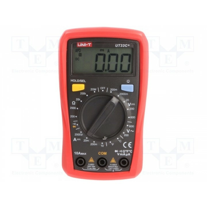 Цифровой мультиметр UNI-T UT33C+ (UT33C+)