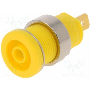 Гнездо "банан" 4мм 25А 1кВDC HIRSCHMANN T&M SEB2610F4.8GE