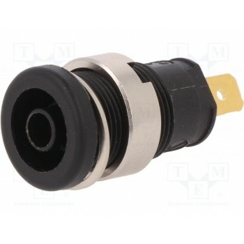 Гнездо "банан" 4мм 25А 1кВDC HIRSCHMANN T&M SEB2610F4.8SW