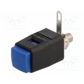 Зажим лабораторный синий SCHUTZINGER SDK504-BL