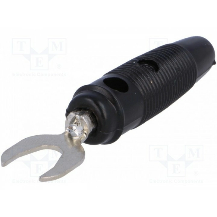 Вилка вилочный наконечник SCI R8-25D BLACK (BC-025W-B)