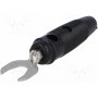 Вилка вилочный наконечник SCI R8-25D BLACK (BC-025W-B)