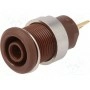 Гнездо "банан" 4мм 24А STAUBLI 23.3000-27 (SLB4-F-27)