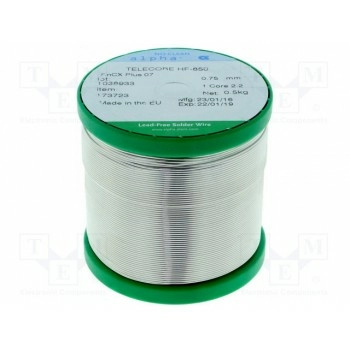 Проволочный припой ALPHA HF850SNCX07-075-05