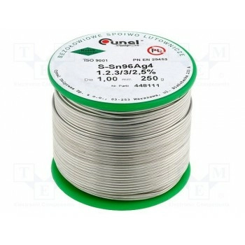 Проволочный припой CYNEL SN96A-1.0-0.25