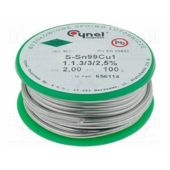 Проволочный припой CYNEL SN99C-2.0-0.1