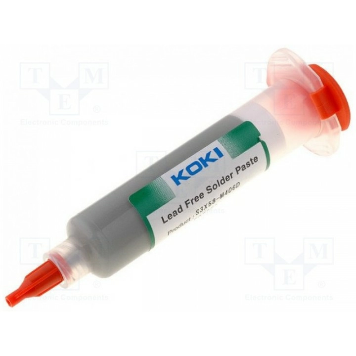 Паста Sn965Ag3Cu05 не содержит свинца KOKI S24O-S3X58M406D-40 (S3X58M406D-40)