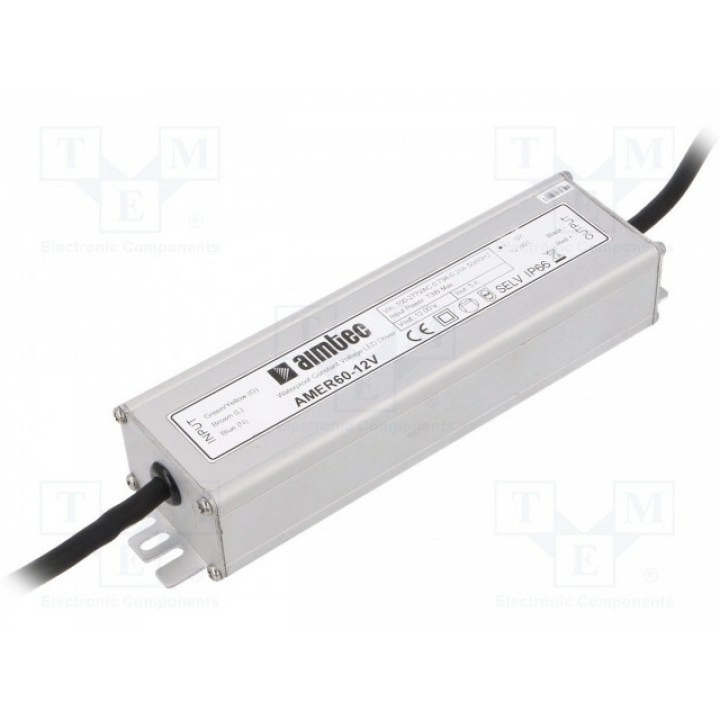 Блок питания импульсный LED 60Вт AIMTEC AMER60-12V (AMER60-12V)