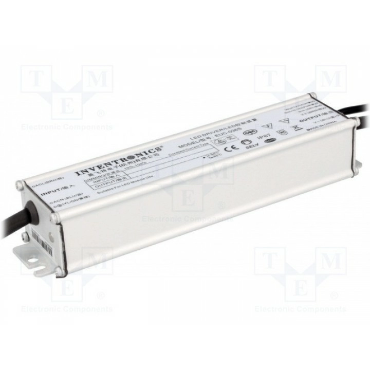 Блок питания импульсный LED 36Вт INVENTRONICS EUC-036S045DV (EUC-036S045DV)