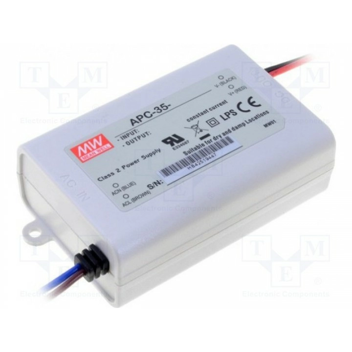 Блок питания импульсный LED MEAN WELL APC-35-1050 (APC-35-1050)
