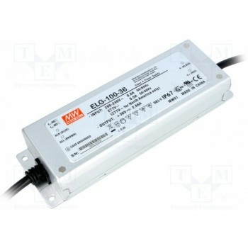 Блок питания импульсный LED MEAN WELL ELG-100-36