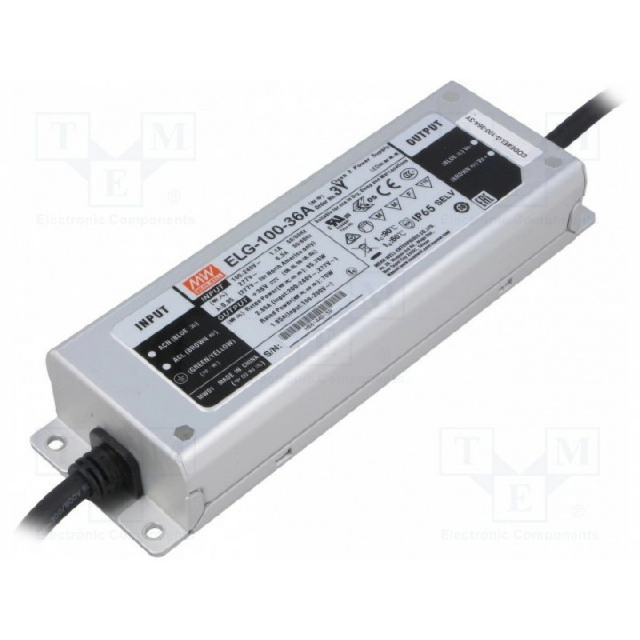 Блок питания импульсный LED MEAN WELL ELG-100-36A-3Y (ELG-100-36A-3Y)