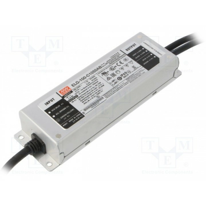 Блок питания импульсный LED MEAN WELL ELG-100-C1050AB3Y (ELG-100-C1050AB-3Y)