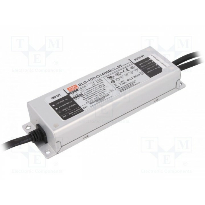 Блок питания импульсный LED MEAN WELL ELG-100-C1400B-3Y (ELG-100-C1400B-3Y)