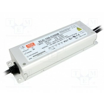 Блок питания импульсный LED MEAN WELL ELG-100-C350B
