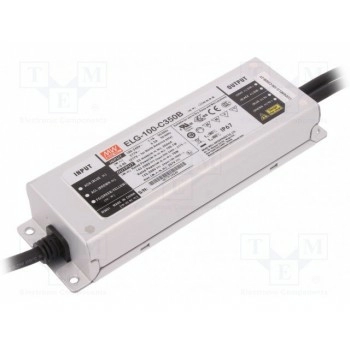 Блок питания импульсный LED MEAN WELL ELG-100-C350B-3Y