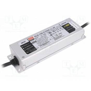 Блок питания импульсный LED MEAN WELL ELG-100-C700A-3Y