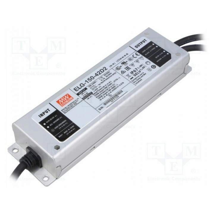Блок питания импульсный LED MEAN WELL ELG-150-42D2 (ELG-150-42D2)