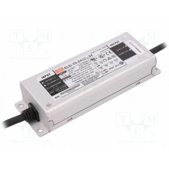 Блок питания импульсный LED MEAN WELL ELG-75-24-3Y