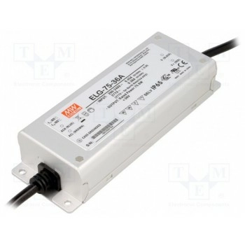 Блок питания импульсный LED MEAN WELL ELG-75-36A