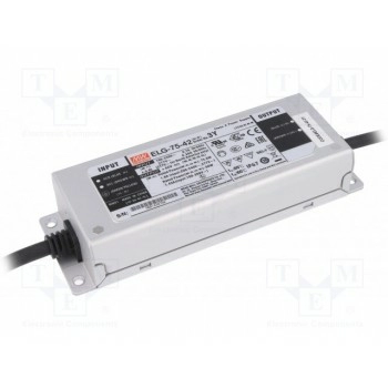 Блок питания импульсный LED MEAN WELL ELG-75-42-3Y