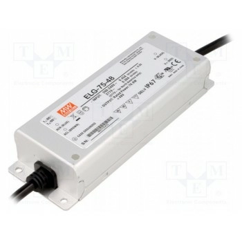 Блок питания импульсный LED MEAN WELL ELG-75-48