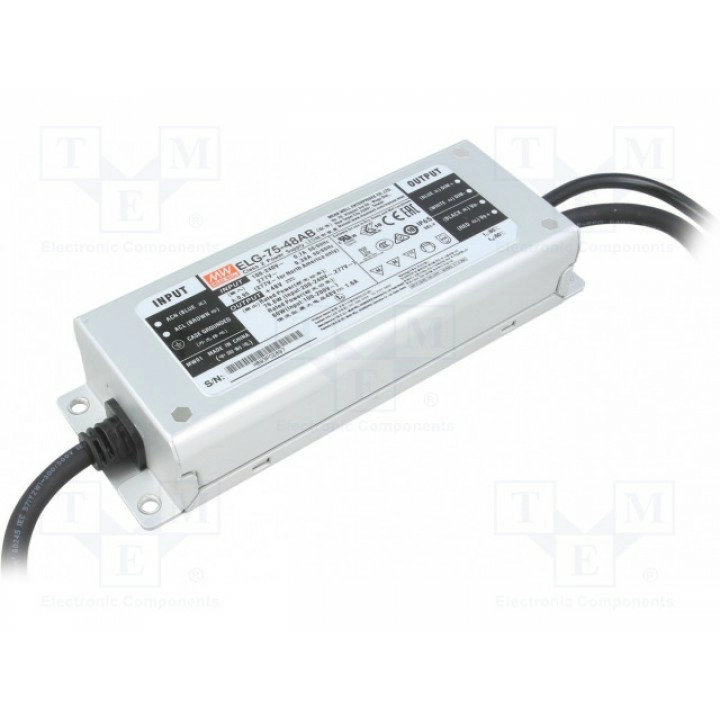 Блок питания импульсный LED MEAN WELL ELG-75-48AB (ELG-75-48AB)