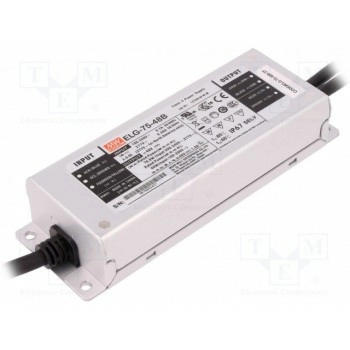 Блок питания импульсный LED MEAN WELL ELG-75-48B-3Y