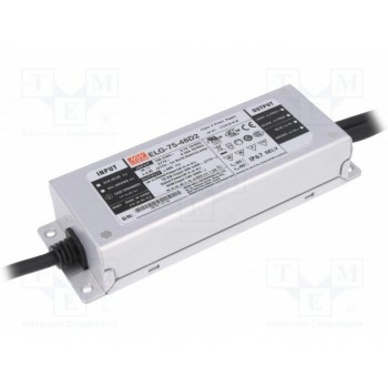 Блок питания импульсный LED MEAN WELL ELG-75-48D2