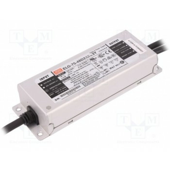 Блок питания импульсный LED MEAN WELL ELG-75-48D2-3Y