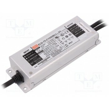 Блок питания импульсный LED MEAN WELL ELG-75-C1050B-3Y