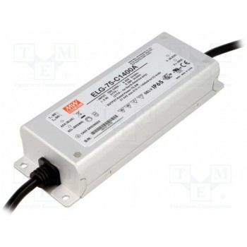 Блок питания импульсный LED MEAN WELL ELG-75-C1400A