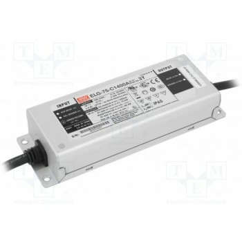 Блок питания импульсный LED MEAN WELL ELG-75-C1400A-3Y