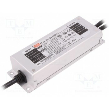 Блок питания импульсный LED MEAN WELL ELG-75-C1400D2