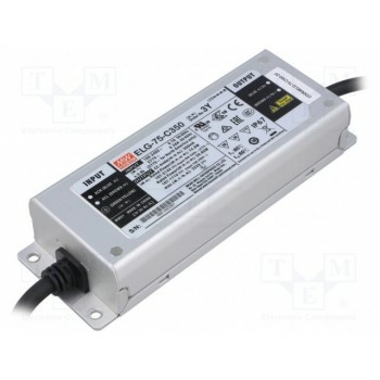 Блок питания импульсный LED MEAN WELL ELG-75-C350-3Y