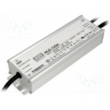 Блок питания импульсный LED 120Вт MEAN WELL HLG-120H-12B