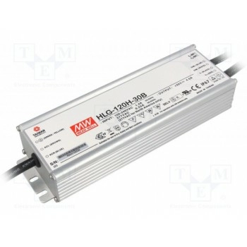 Блок питания импульсный LED 120Вт MEAN WELL HLG-120H-30B