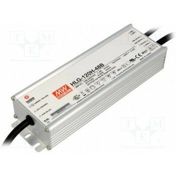 Блок питания импульсный LED 120Вт MEAN WELL HLG-120H-48B