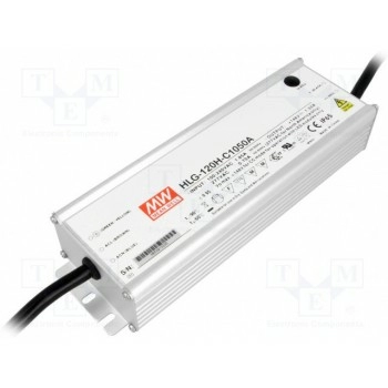 Блок питания импульсный LED MEAN WELL HLG-120H-C1050A
