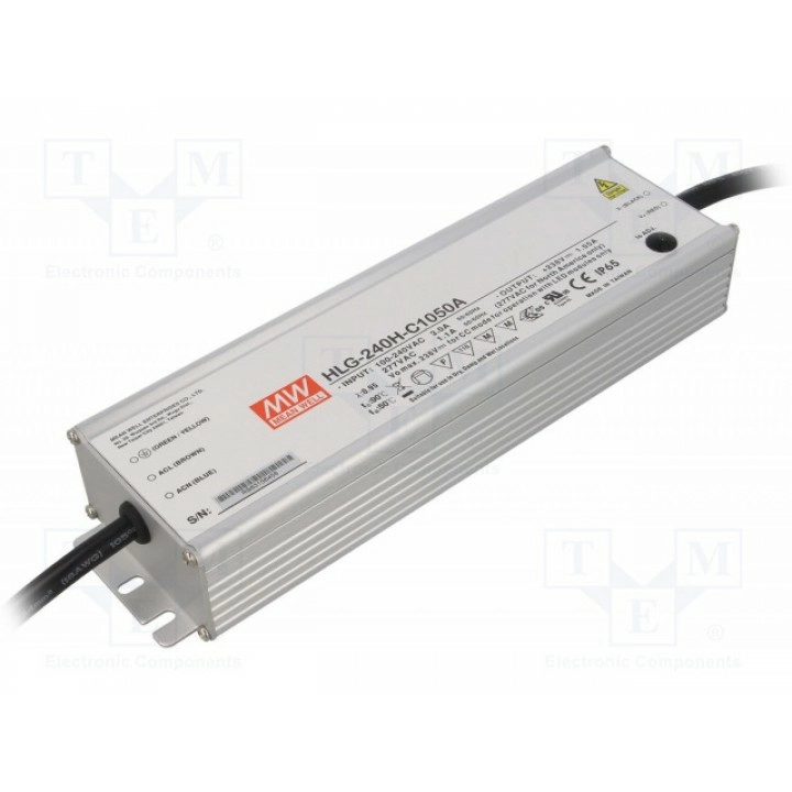Блок питания импульсный LED MEAN WELL HLG-240H-C1050A (HLG-240H-C1050A)