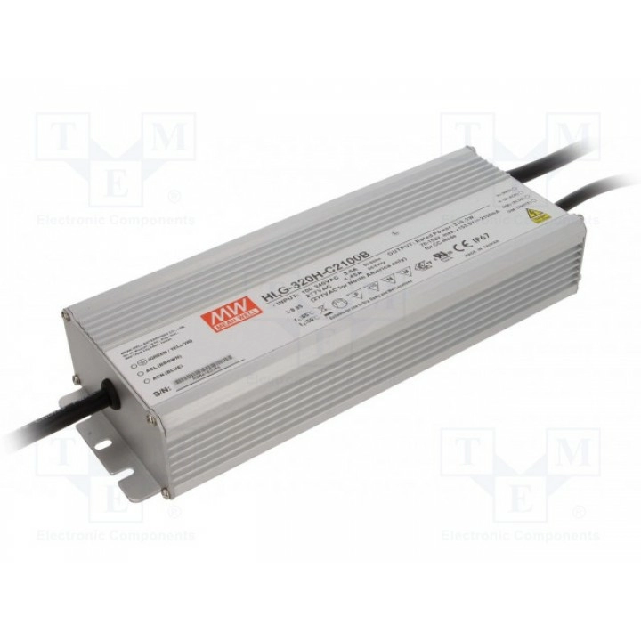 Блок питания импульсный LED MEAN WELL HLG-320H-C2100B (HLG-320H-C2100B)