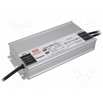Блок питания импульсный LED 480Вт MEAN WELL HLG-480H-24