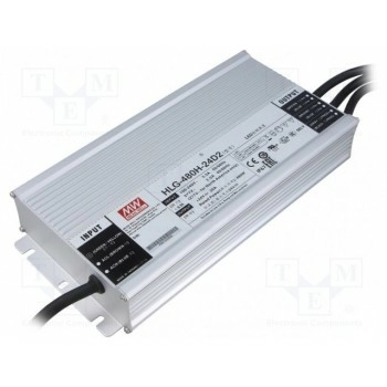 Блок питания импульсный LED 480Вт MEAN WELL HLG-480H-24D2