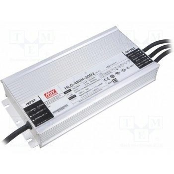 Блок питания импульсный LED 480Вт MEAN WELL HLG-480H-30D2