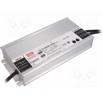 Блок питания импульсный LED MEAN WELL HLG-480H-42A