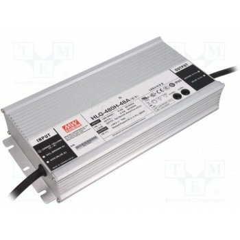 Блок питания импульсный LED MEAN WELL HLG-480H-48A