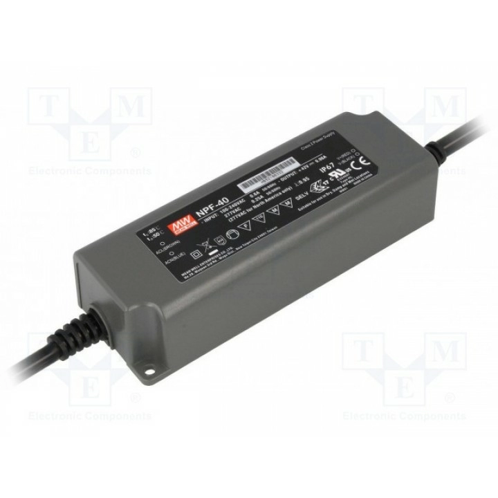 Блок питания импульсный LED MEAN WELL NPF-40-48 (NPF-40-48)