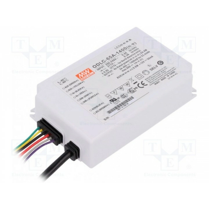 Блок питания импульсный LED MEAN WELL ODLC-65A-1400 (ODLC-65A-1400)