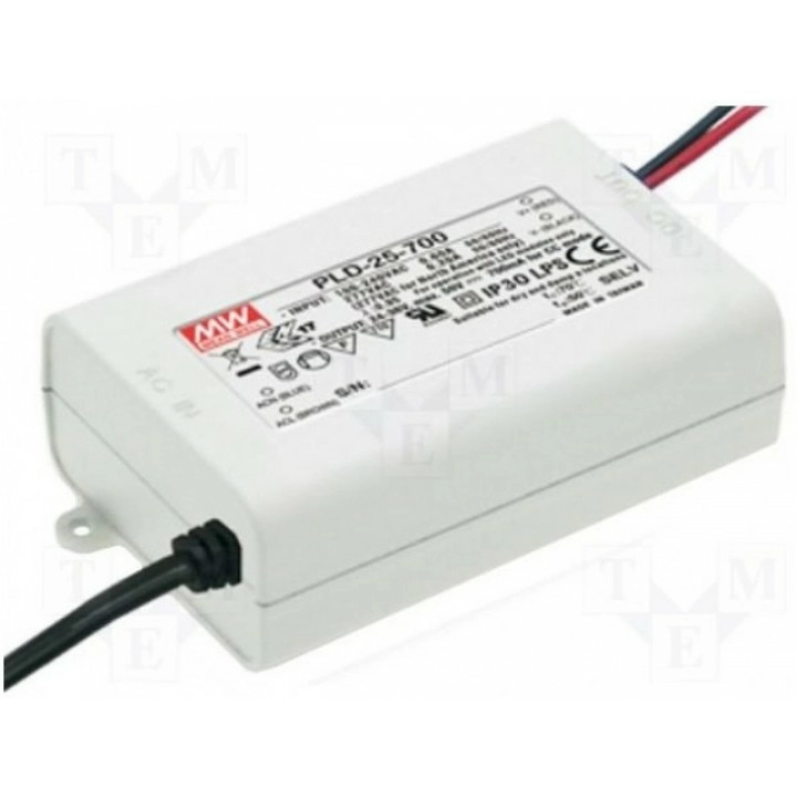 Блок питания импульсный LED MEAN WELL PLD-25-700 (PLD-25-700)